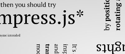 Building a presentation with Impress.js